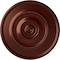 Ekena Millwork Traditional Reece Ceiling Medallion (Canopies up to 5 7/8"), 24 3/8"OD x 1 1/8"P, Antique Copper CM24REACS - alternate 1